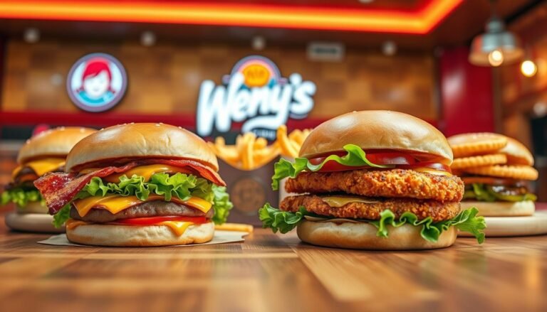 Wendy's Burger Menu