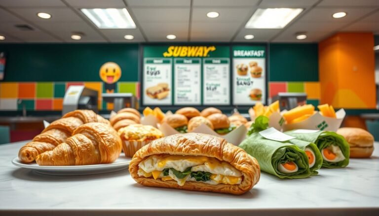 subway breakfast menu