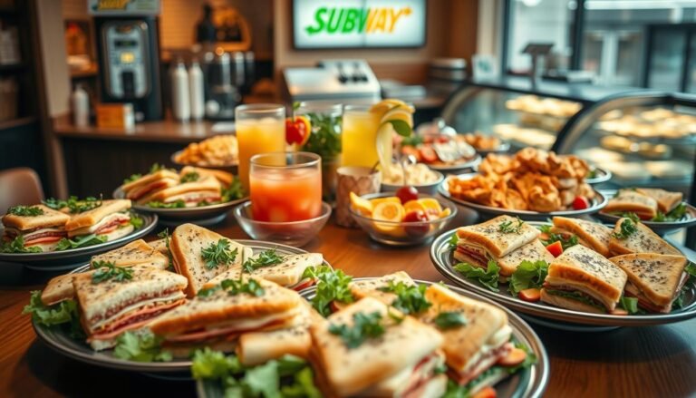 subway catering menu