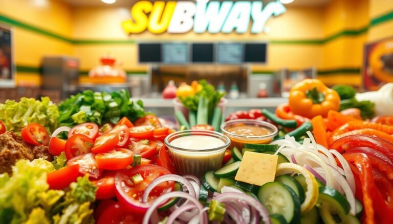 subway menu toppings