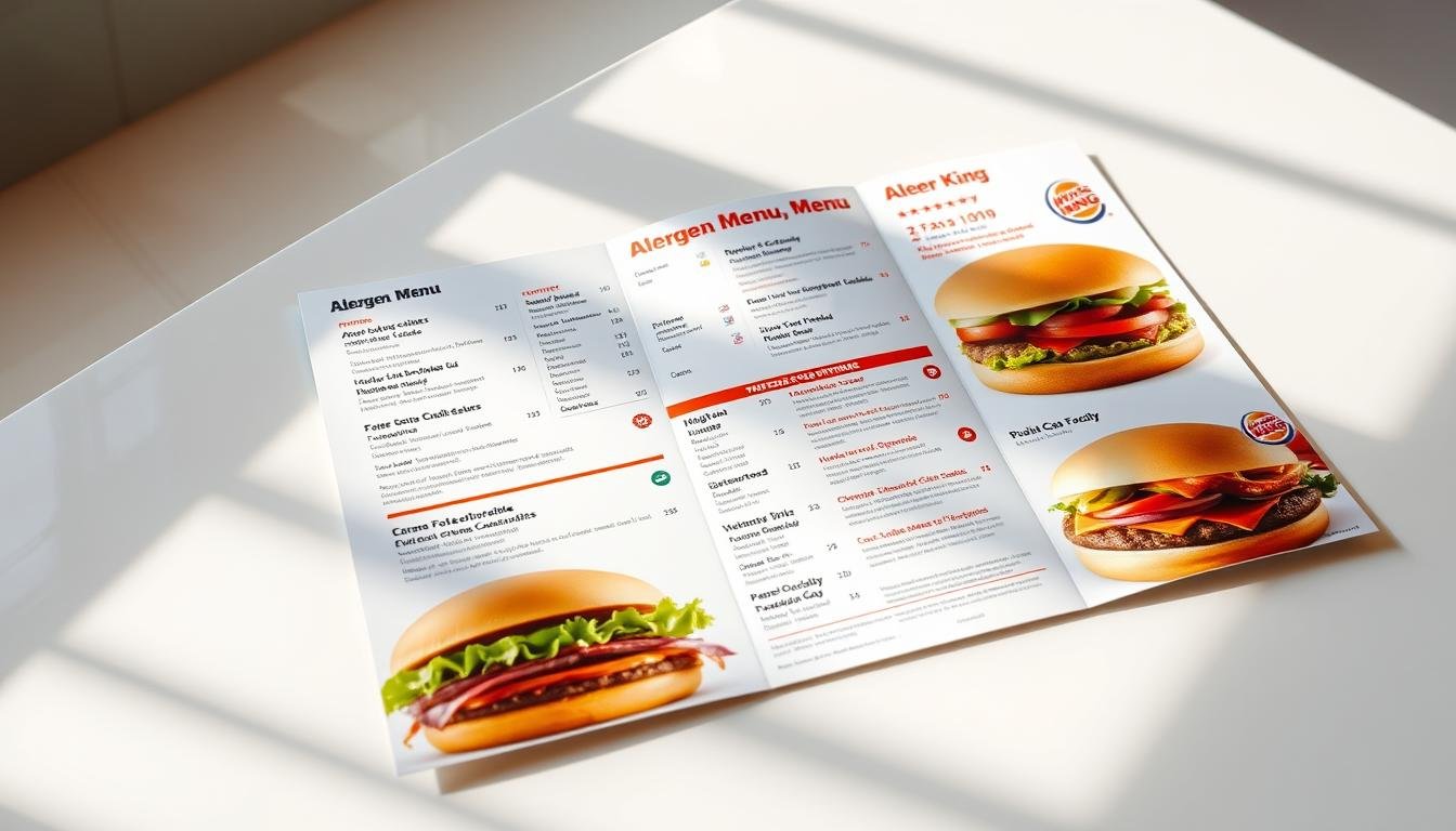 Burger King Allergen Menu