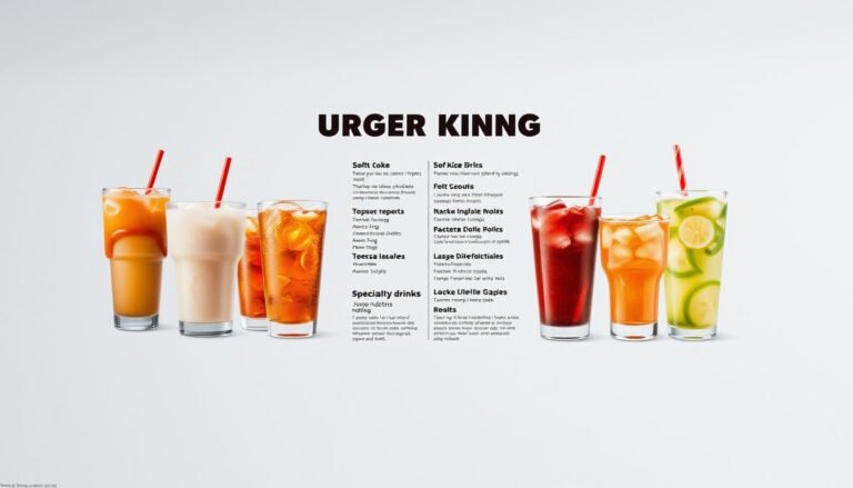 Burger King Drink Menu