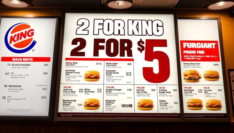 Burger King Menu Prices 2 For $5