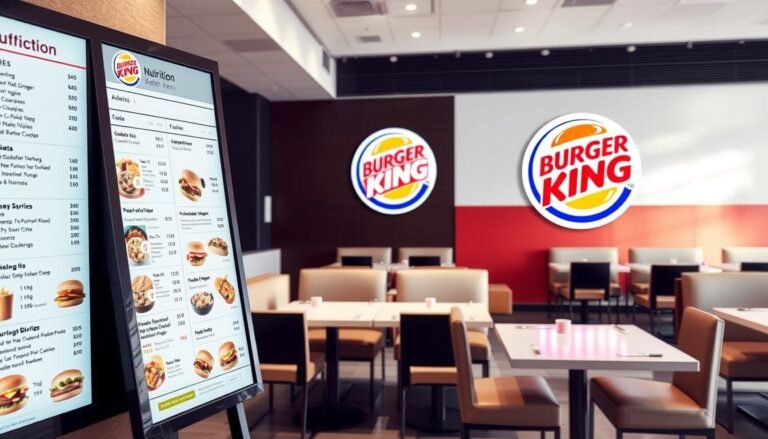 Burger King Nutrition Menu